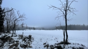 Wandern im Erzgebirge Winter